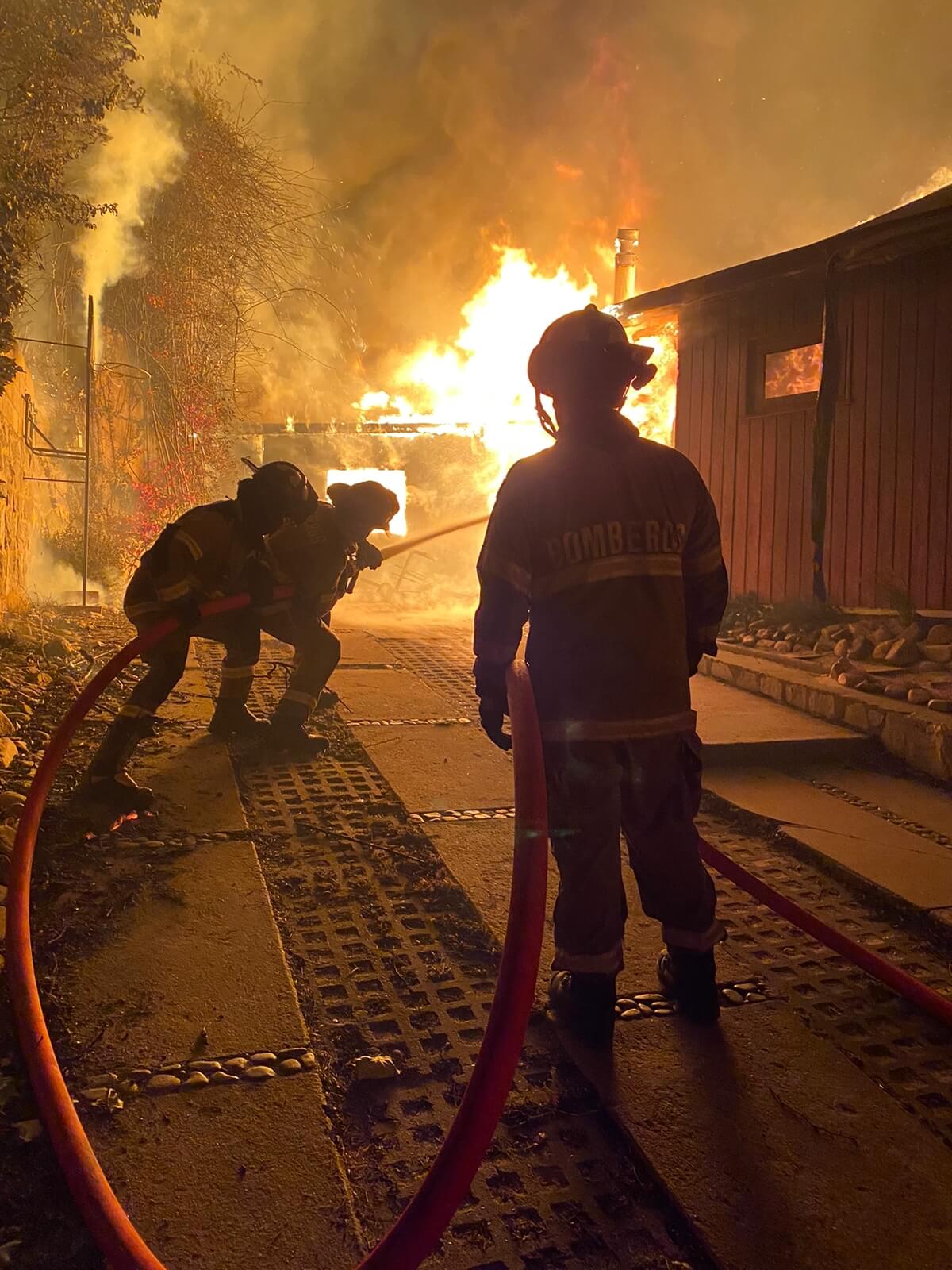 Bomberos de Viña del Mar en operación