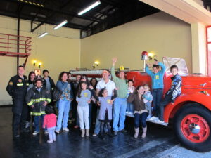 Hijos del personal rentado disfrutaron una mañana como Bombero