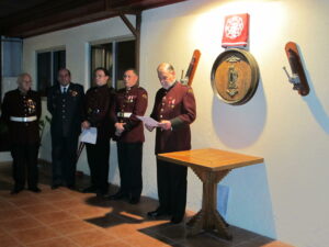 Primera Compañía inauguró nueva pérgola