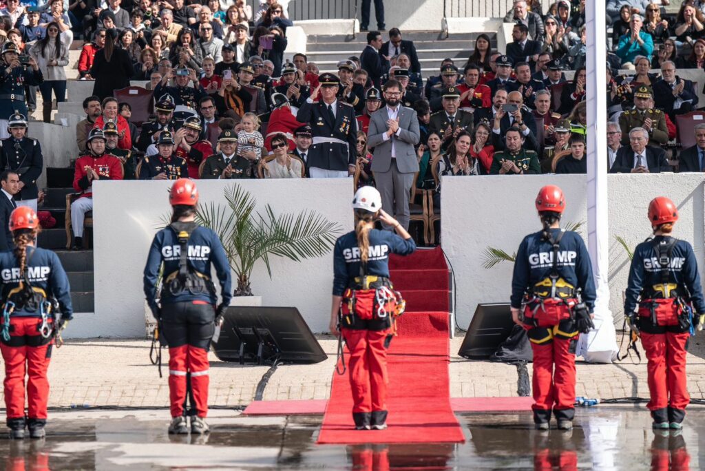 Superintendente participa en Ejercicio General 2023 del Cuerpo de Bomberos de Santiago