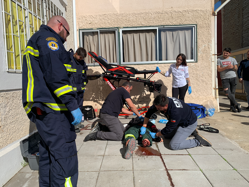 Con participación del Segundo Comandante, Academia de Bomberos de Viña del Mar desarrolla cursos Reanimación Cardiopulmonar y uso de DEA” y “Stop The Bleed”
